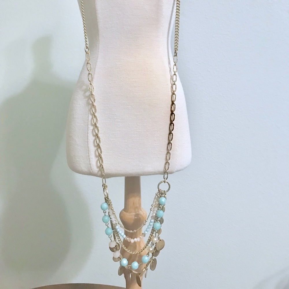 CHLOE + ISABEL || Sand + Sky Layered Necklace